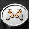 Stylized medal with a controller icon, representing the 'Gaming Hardware Excellence Award'.